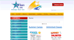 Desktop Screenshot of gymstarsetc.com
